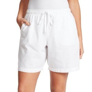 Studio Works White Shorts 14‎